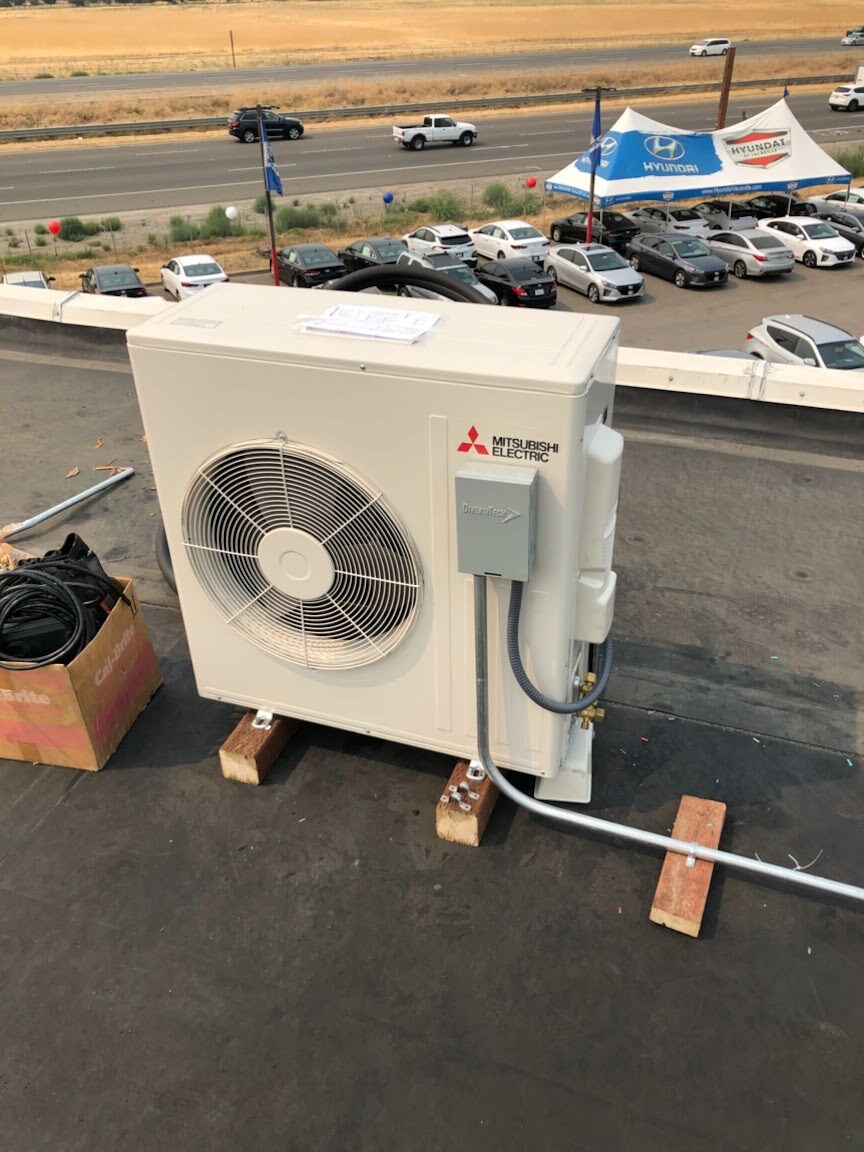 Ductless mini-split heat pump installed by HVAC Masters