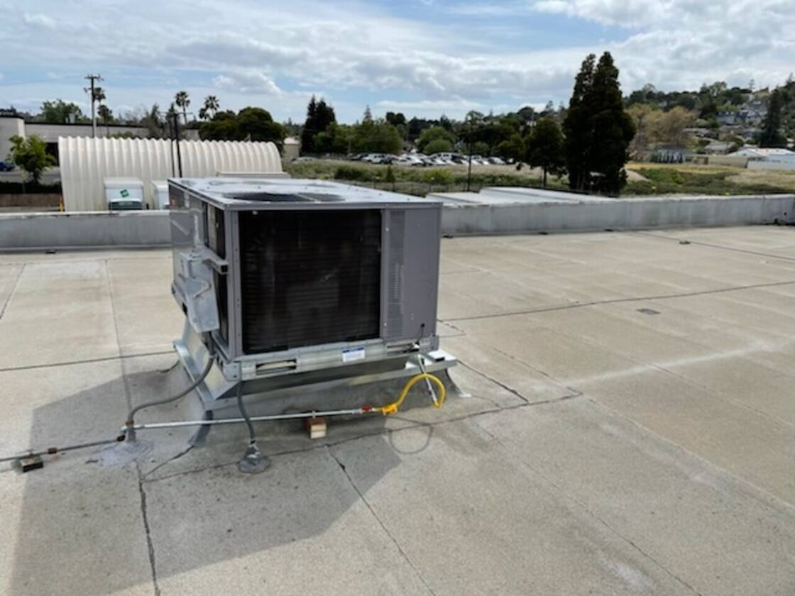 Rooftop package A/C system, Solano County — HVAC Masters, Vacaville