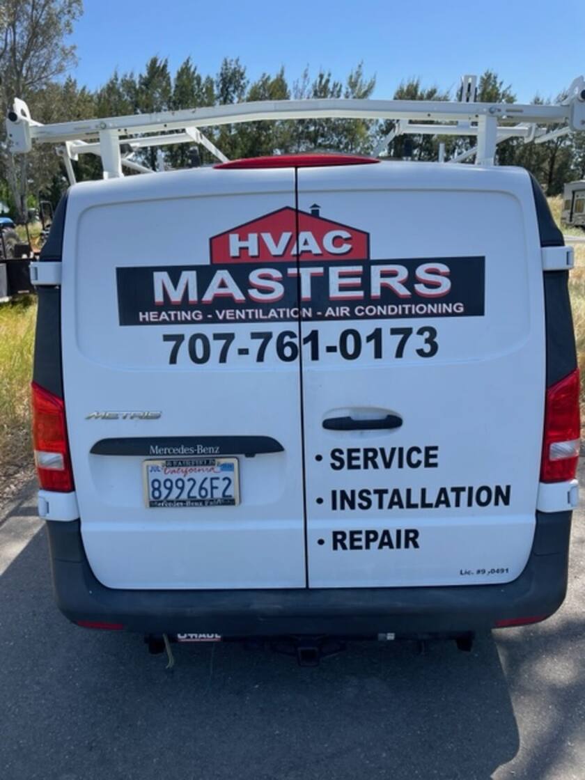 Fully licensed & insured - our service fleet — HVAC Masters, Vacaville